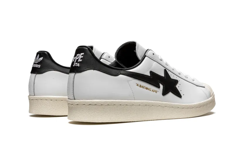 Adidas Superstar Superstar 80s 'BAPE - White Black'
